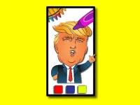 Trump Coloring Time image