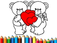 Happy Valentines Day Coloring image