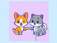 Cats and Dogs Puzzle image