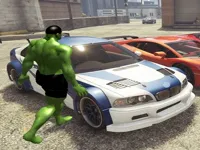 Chained Car vs Hulk Game image