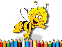 Maja the Bee Coloring Book image